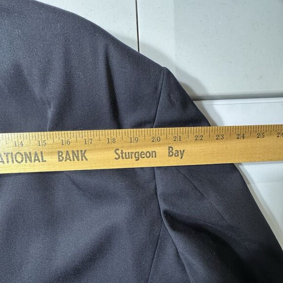 Pierre Cardin Men's Double Breasted Navy Blue Wool Jacket Blazer Size 53R - Picture 8 of 13